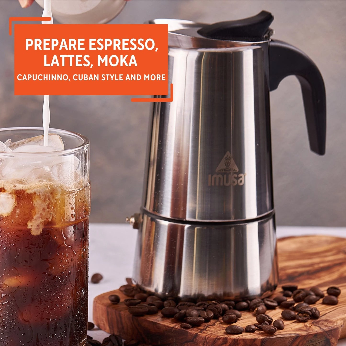 New 6 Cup Stainless Steel Stovetop Espresso Coffeemaker