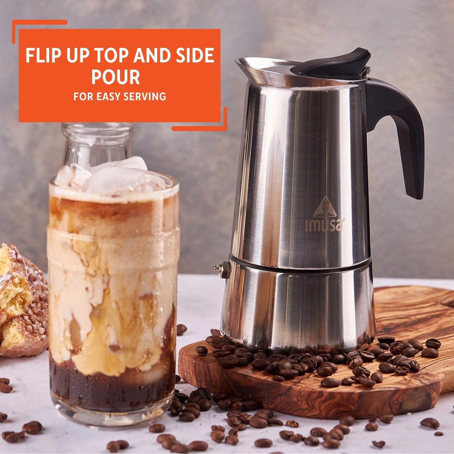 New 6 Cup Stainless Steel Stovetop Espresso Coffeemaker
