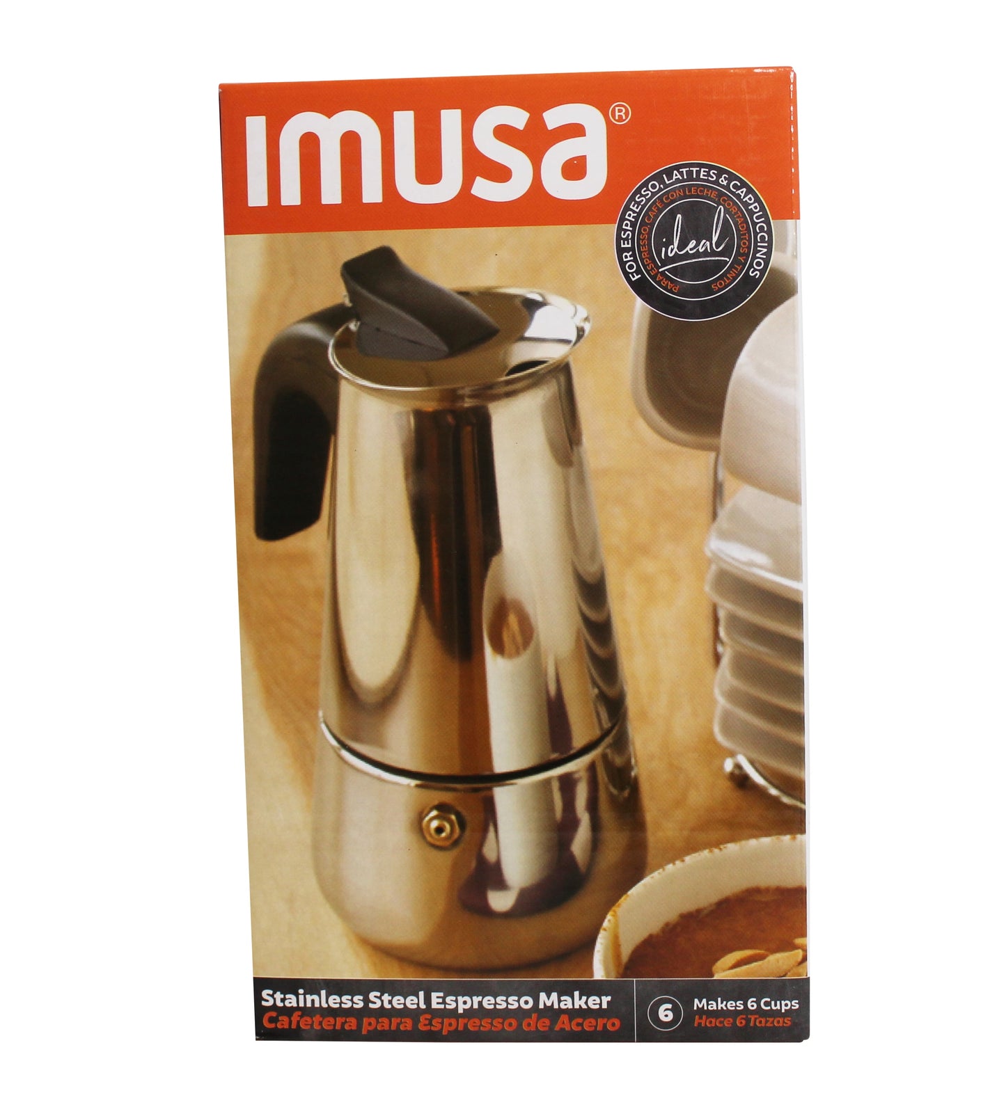 New 6 Cup Stainless Steel Stovetop Espresso Coffeemaker