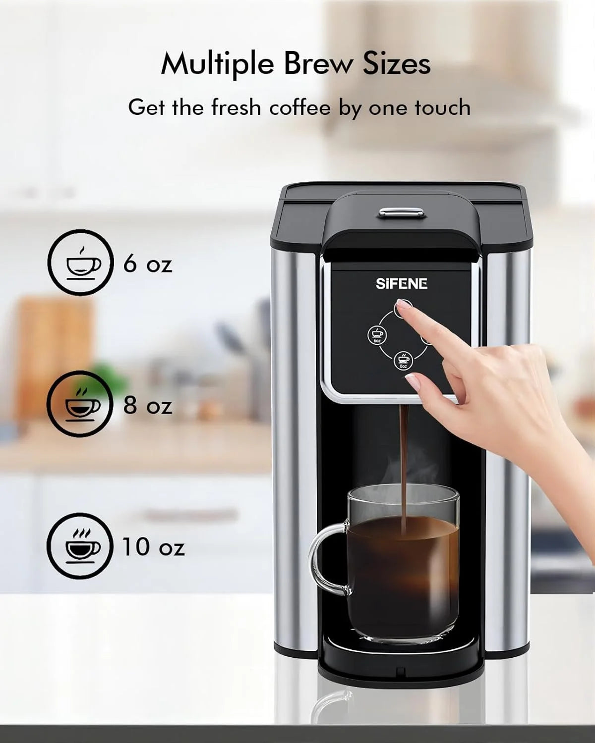 Single Serve Coffee Brewer, Black