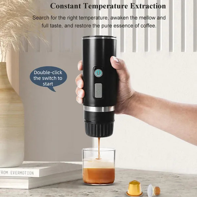 NEWEST Portable Coffee Maker Universal Fully Automatic Coffee Machine for Office Camping Hiking Home