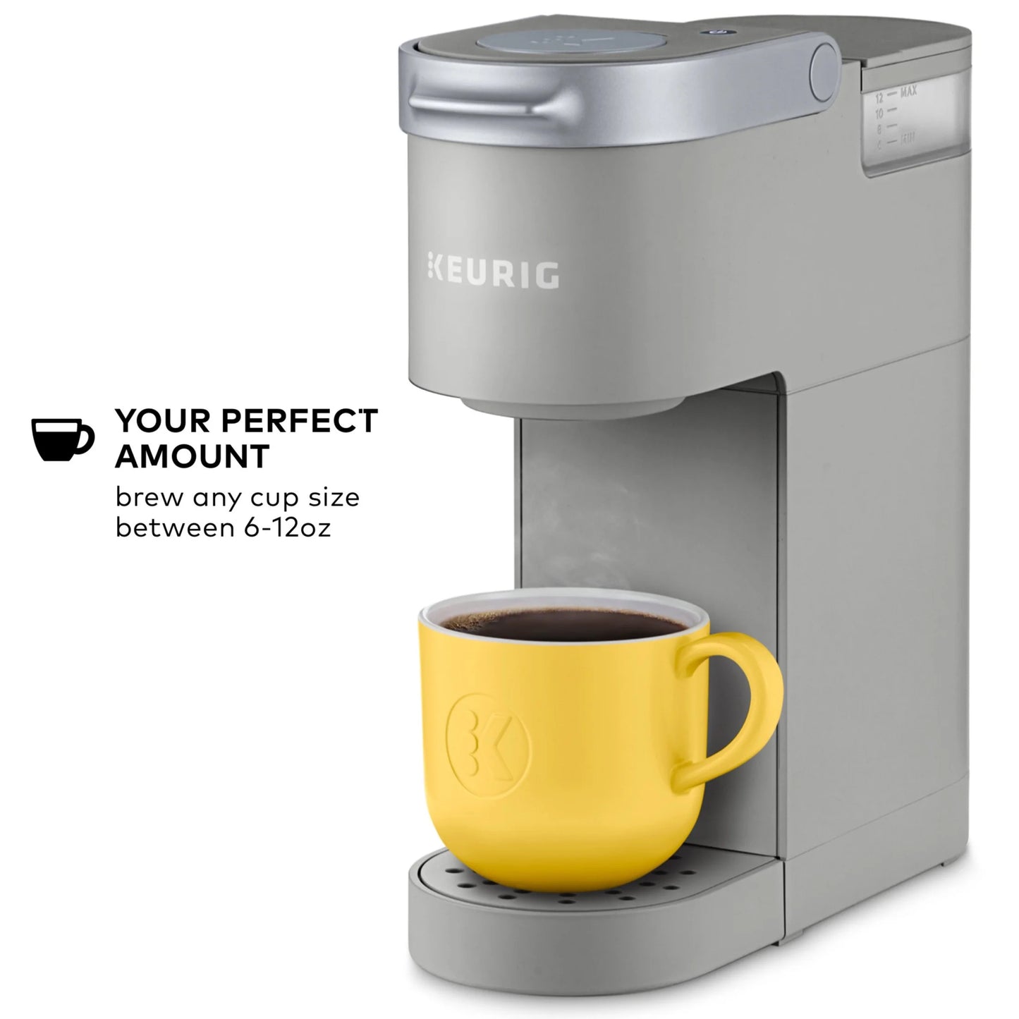 K-Mini Single Serve Coffee Maker, Studio Gray