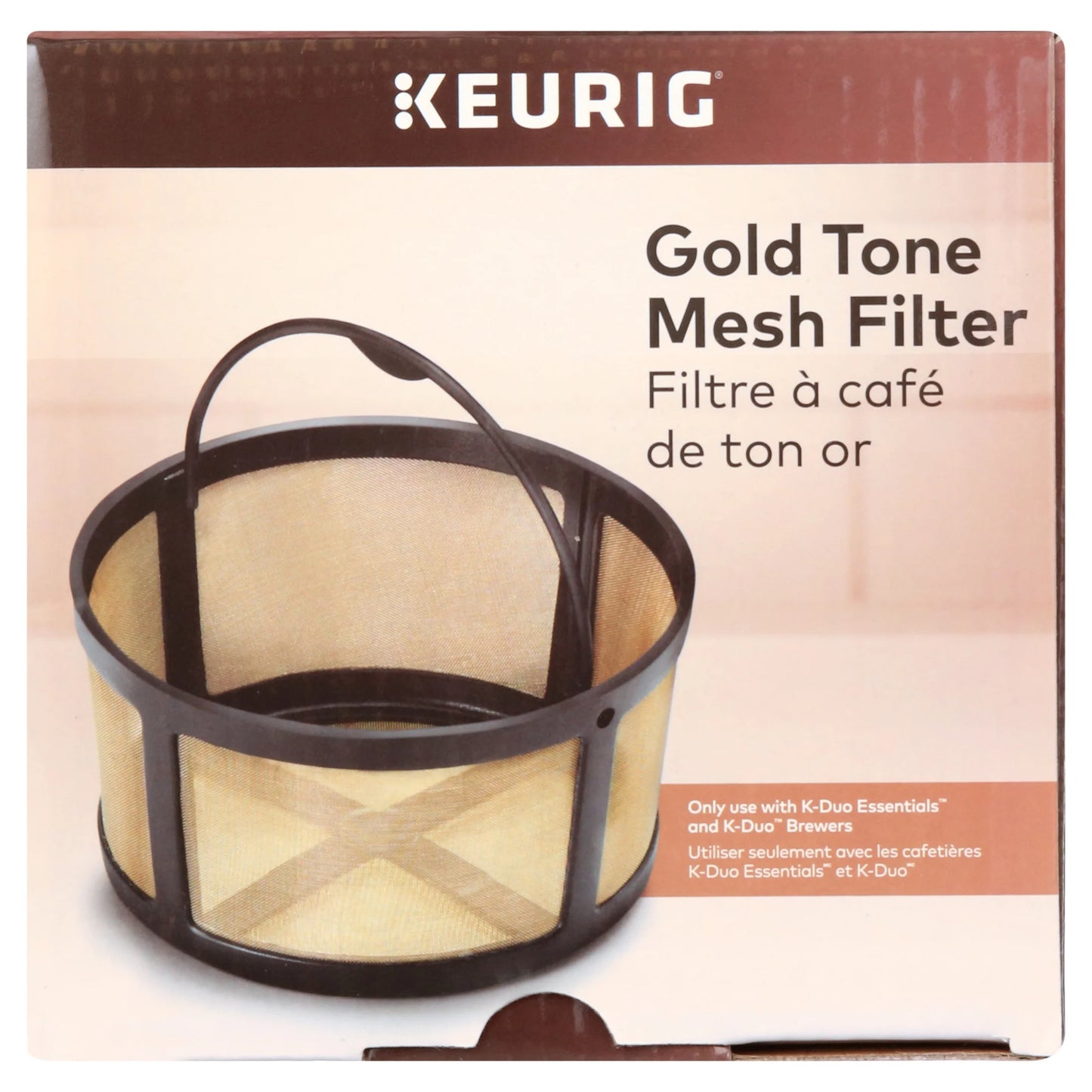 K-Duo Mesh Reusable Filter for Ground Coffee, Gold