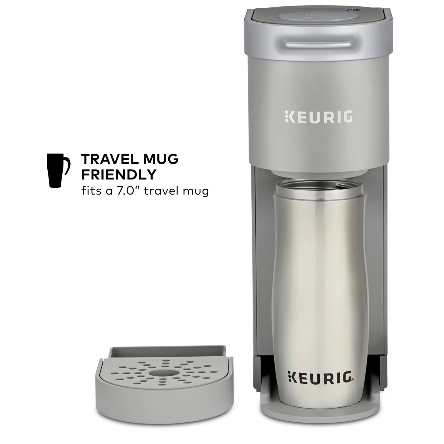 K-Mini Single Serve Coffee Maker, Studio Gray