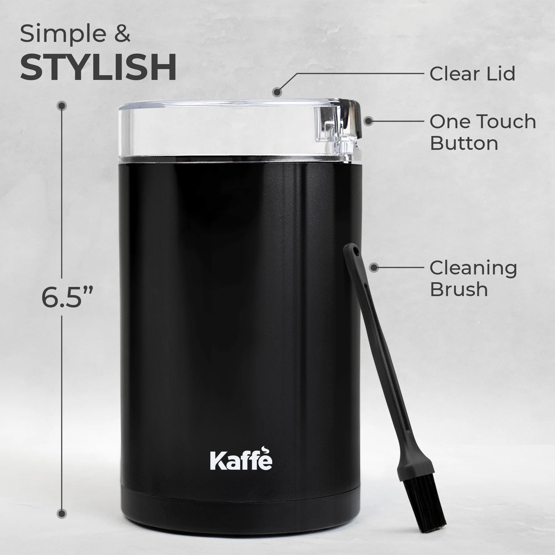 Coffee Grinder Electric (3.5Oz/14 Cup) , Best Coffee Grinders Reduced Price W Free Cleaning Brush, Black