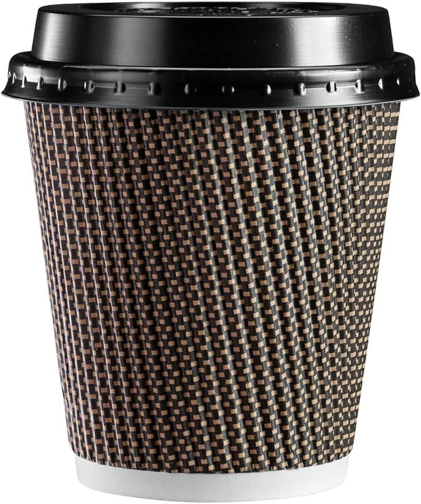 10 Oz Kraft Paper Cups Disposable Coffee Cups Unbleached, 50-Pack