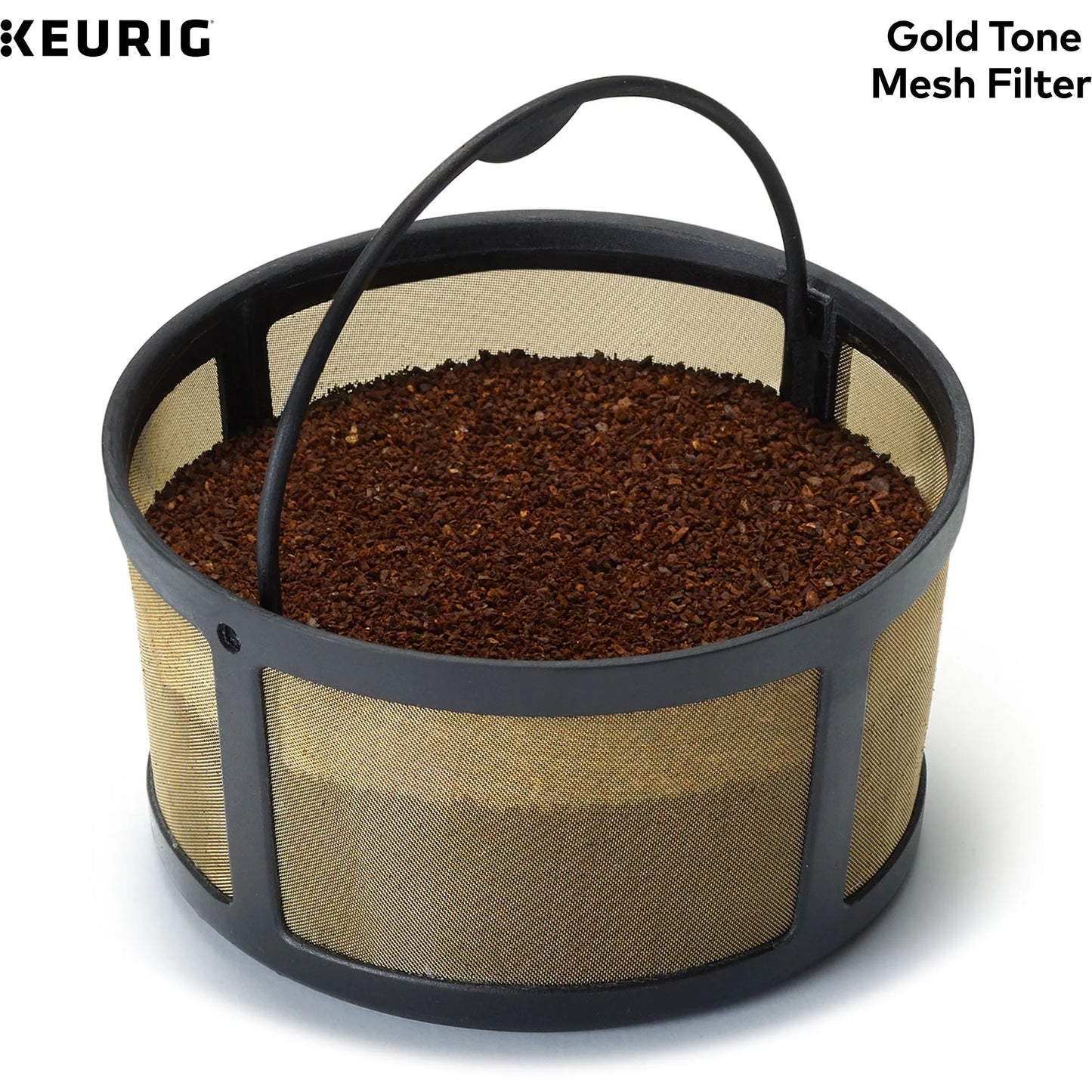 K-Duo Mesh Reusable Filter for Ground Coffee, Gold