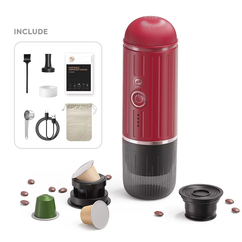 70Ml Portable Coffee Machine Expresso Coffee Maker Fit Nexpresso Dolce Pod Capsule Coffee Powder for Car & Home