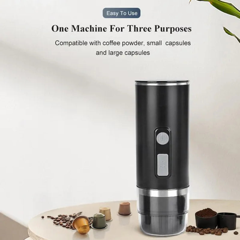 NEWEST Portable Coffee Maker Universal Fully Automatic Coffee Machine for Office Camping Hiking Home