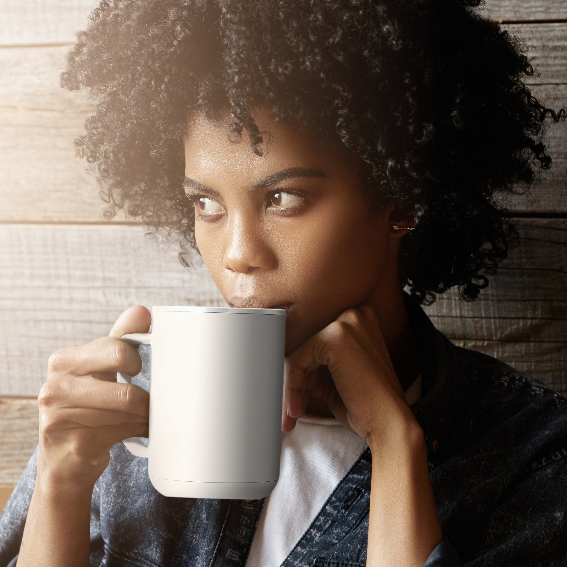 Coffee Mug & Charging Coffee Mug Warmer Coaster, 12Oz. Stainless Steel Coffee Mug with Lid, 3.5" X 3.5" X 5"