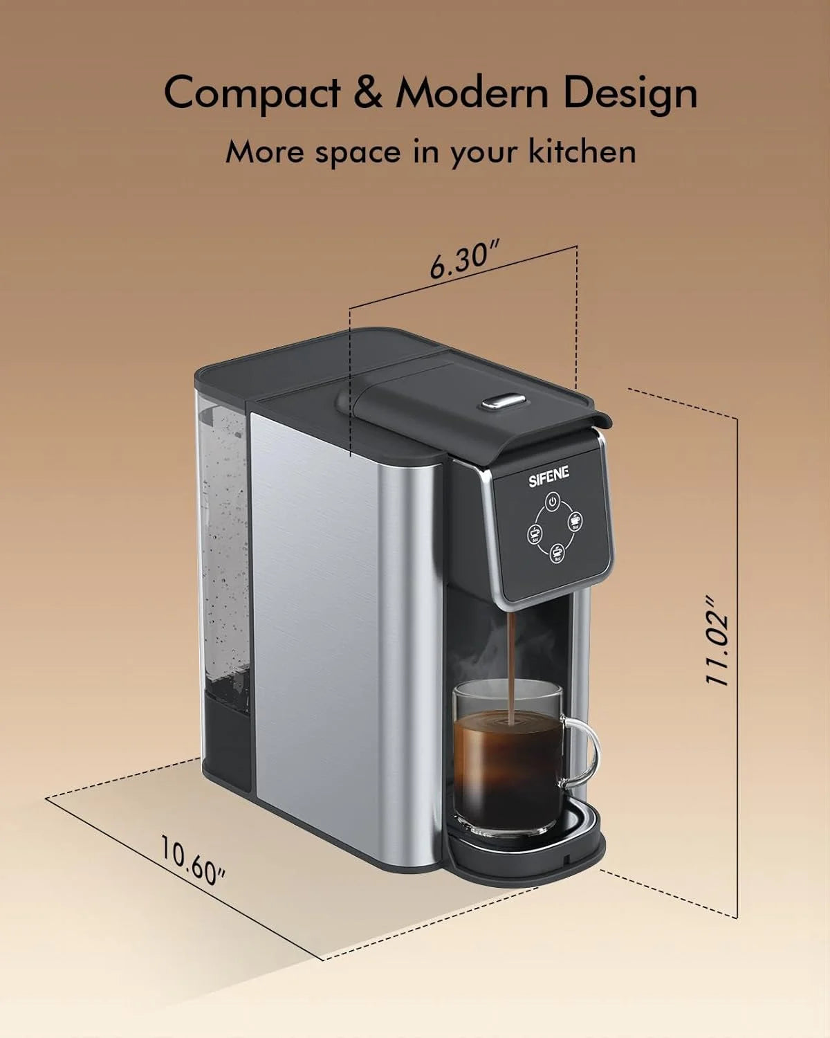 Single Serve Coffee Brewer, Black