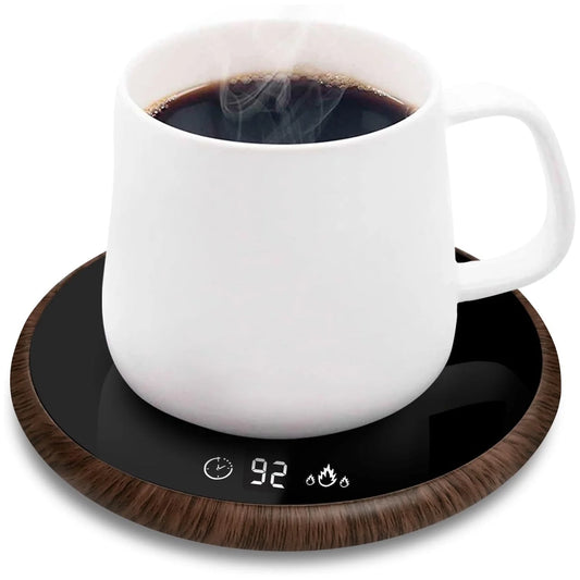 Mug Warmer,Coffee Warmer with Timer,Cup Warmer with 2 Temperature Settings & LED Display for Home Office