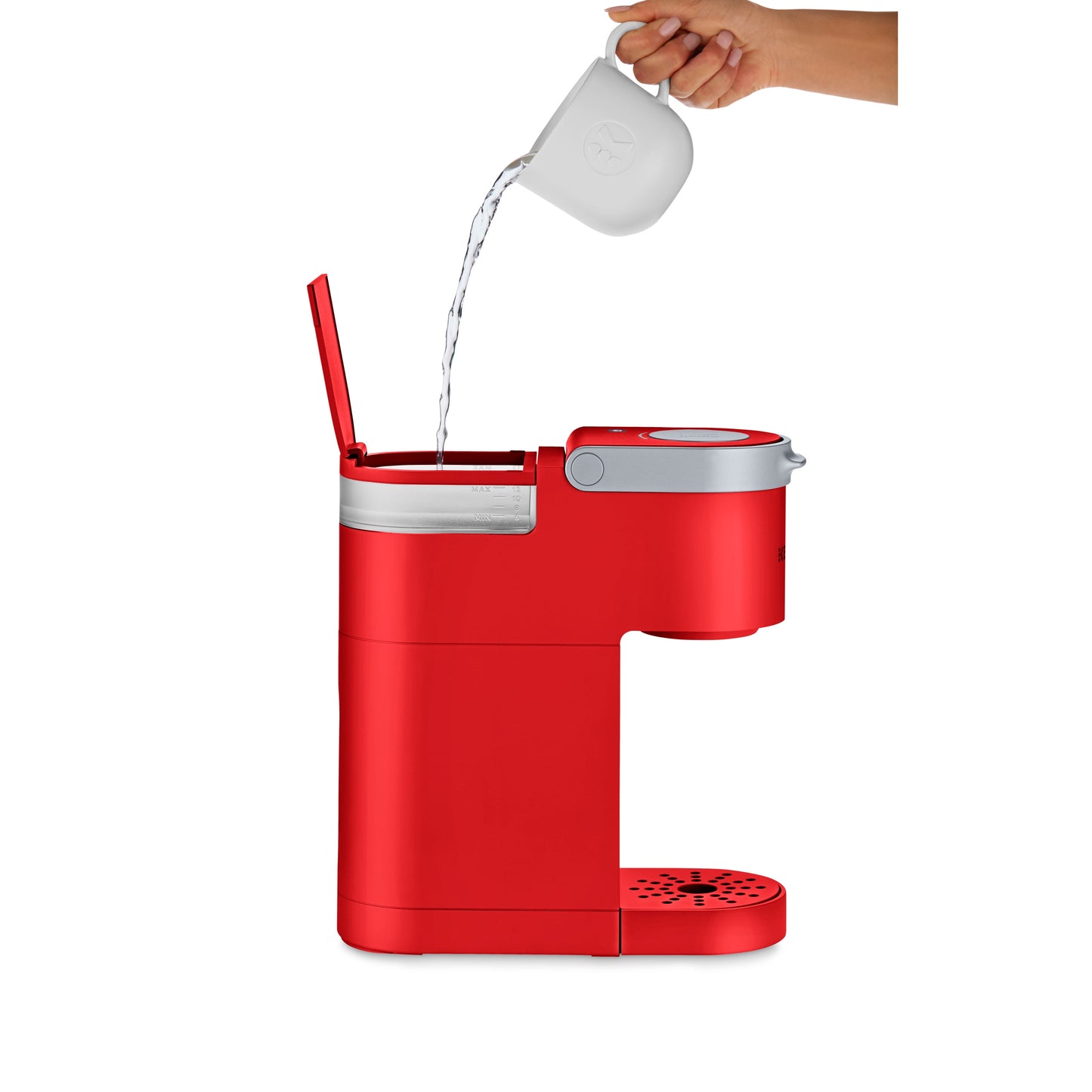 K-Mini Single Serve K-Cup Pod Coffee Maker, Poppy Red